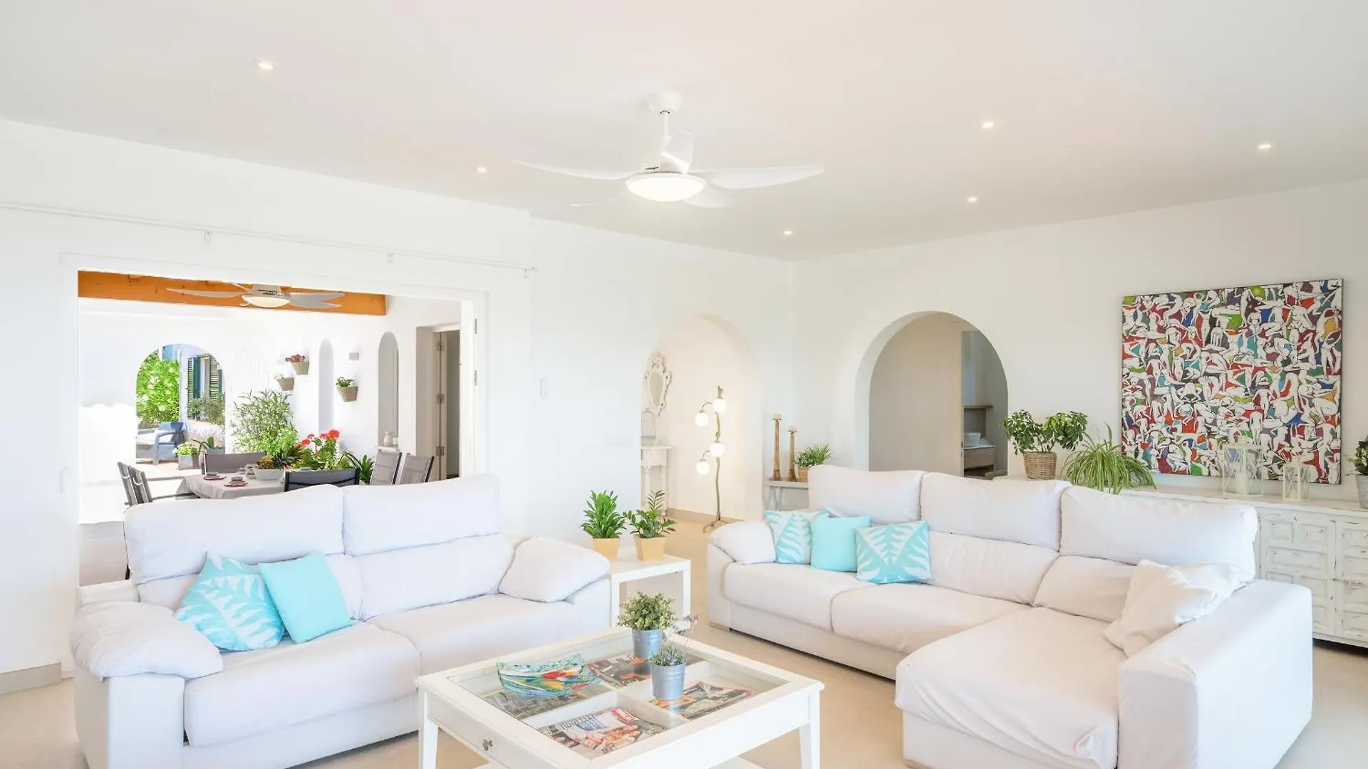 Апартаменты Villa Ponti A5 Vacaciones En Primera Linea De Mar En Menorca Санто Томас