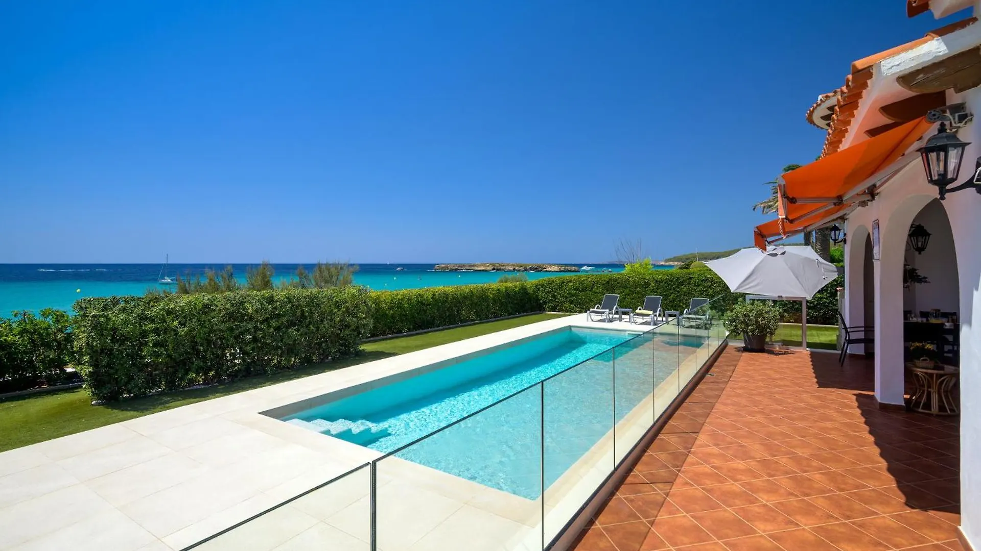 Villa Ponti A5 Vacaciones En Primera Linea De Mar En Menorca Санто Томас