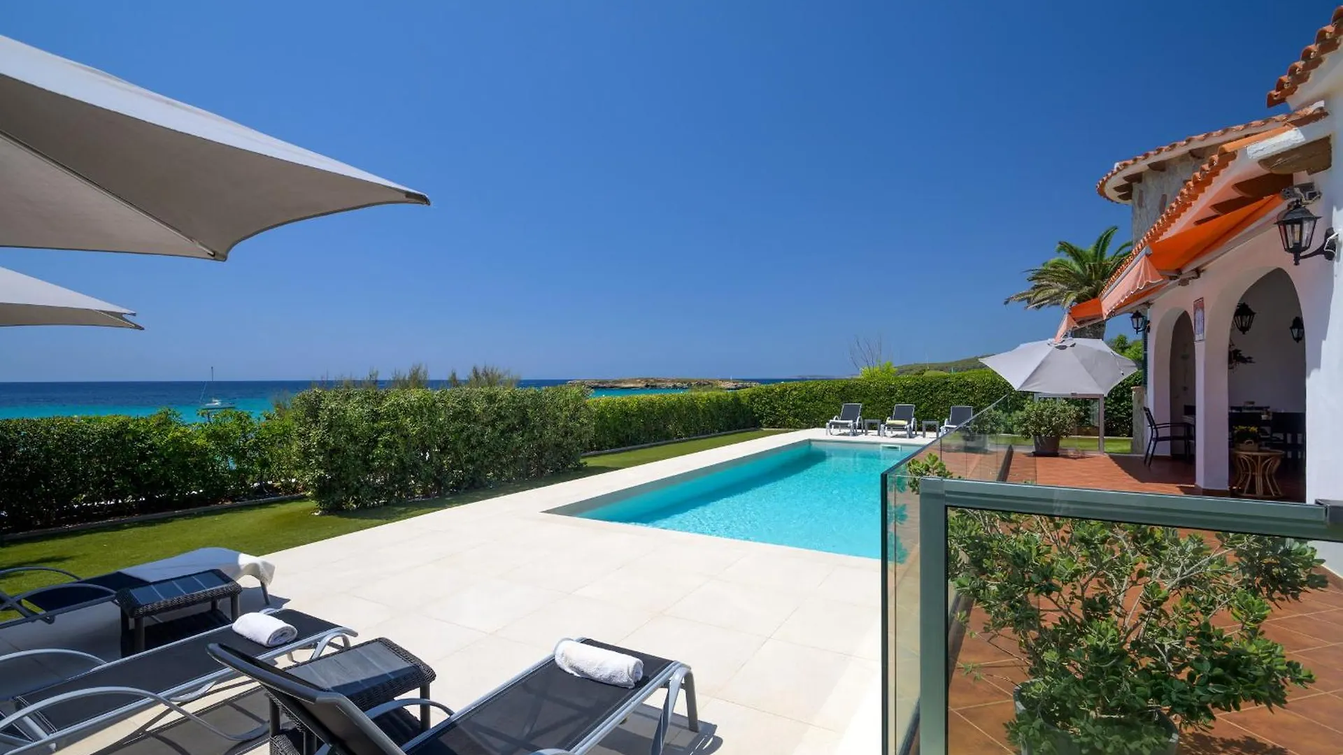 Апартаменты Villa Ponti A5 Vacaciones En Primera Linea De Mar En Menorca Санто Томас