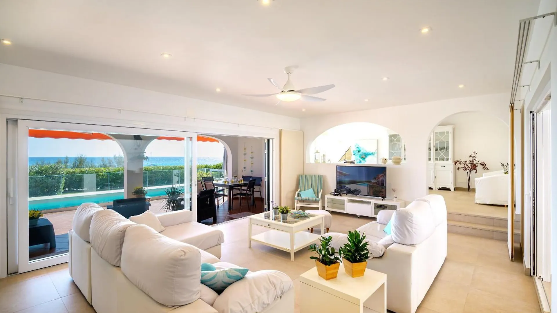 Villa Ponti A5 Vacaciones En Primera Linea De Mar En Menorca Санто Томас Апартаменты