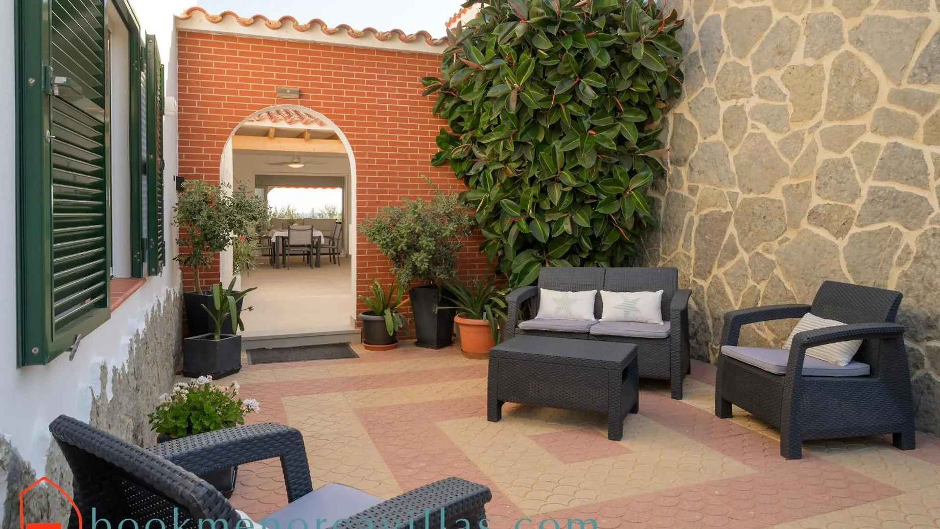 Апартаменты Villa Ponti A5 Vacaciones En Primera Linea De Mar En Menorca Санто Томас